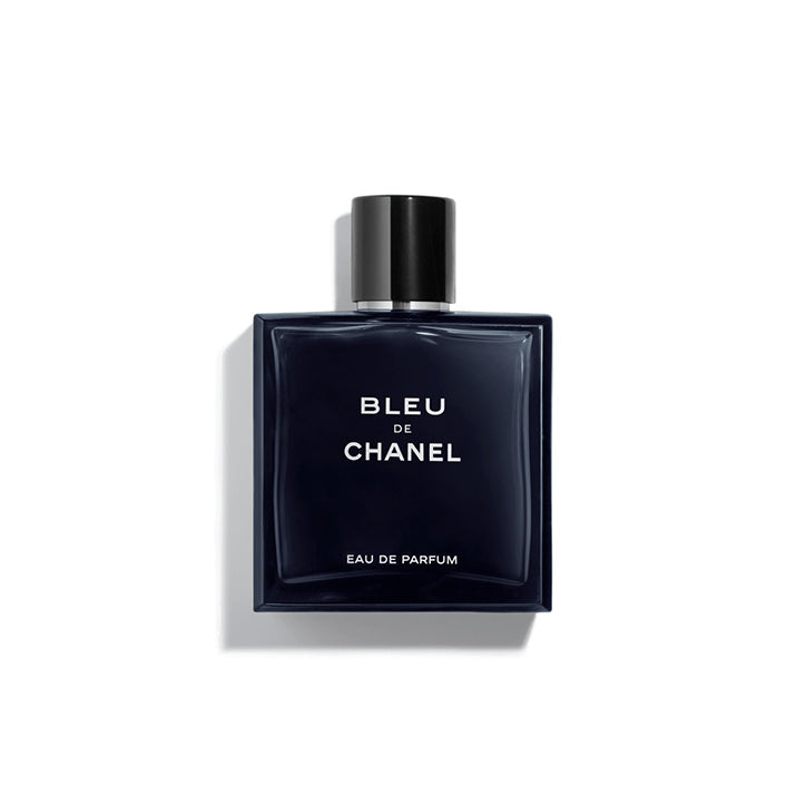 Bleu de Chanel EDP in iconic blue bottle - luxury men's cologne