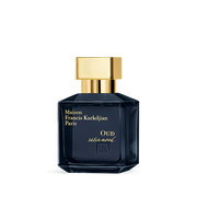 Oud Satin Mood EDP bottle with rose-gold cap – Laotian oud and Bulgarian rose luxury perfume