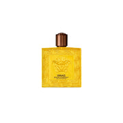 Versace Eros Energy EDP yellow cologne with Medusa emblem